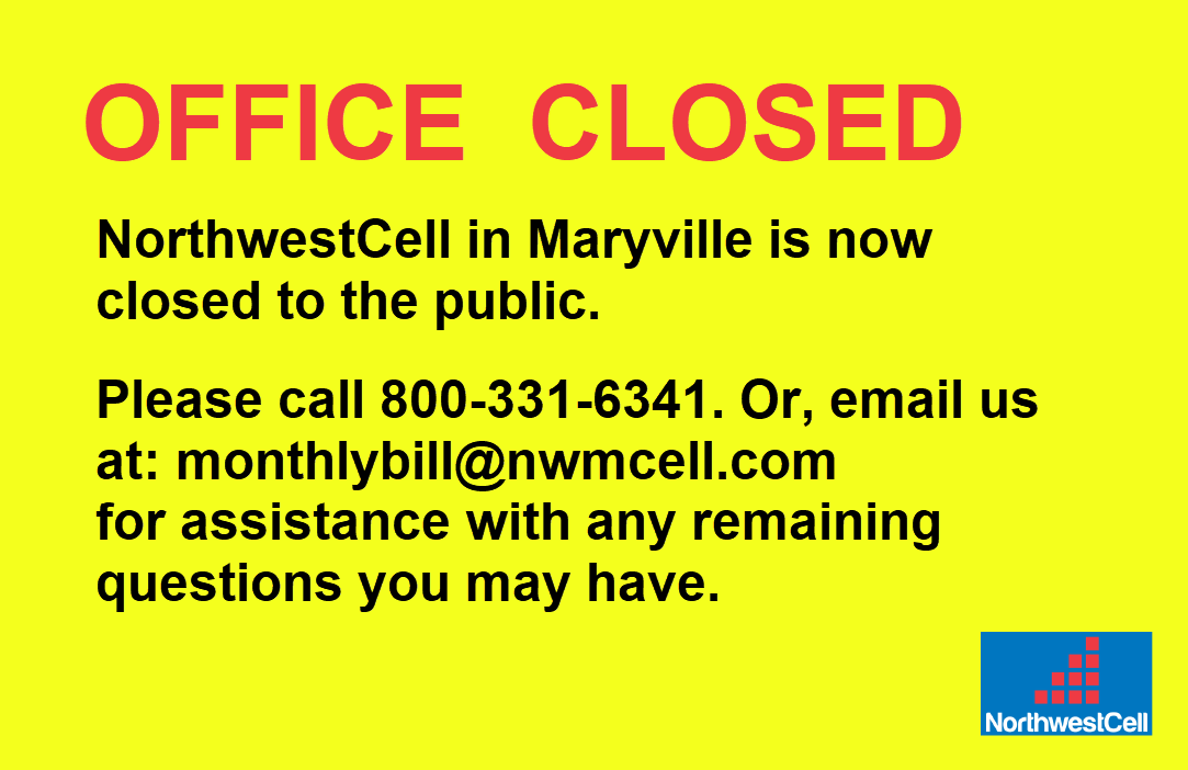 Maryville Office Now Closed